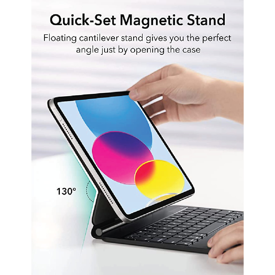 ESR Magnetic Keyboard Case for iPad 10 - 501635 - Note Only Keyboard