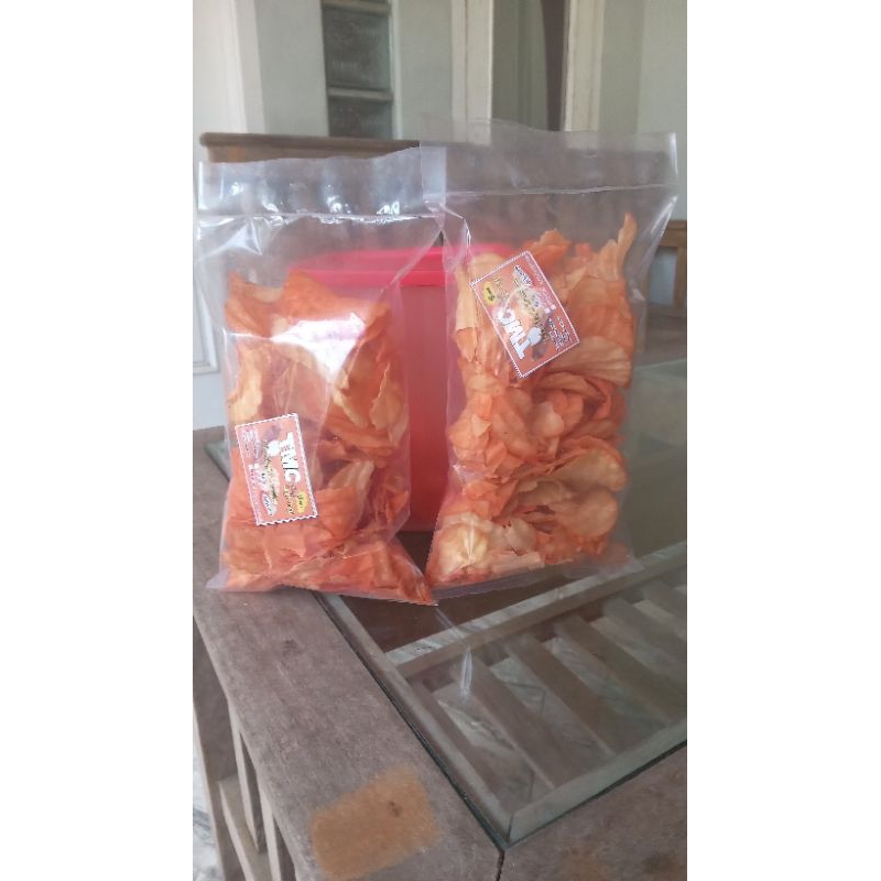 

Keripik singkong balado renyah 100 gr / keripik balado pedes termurah
