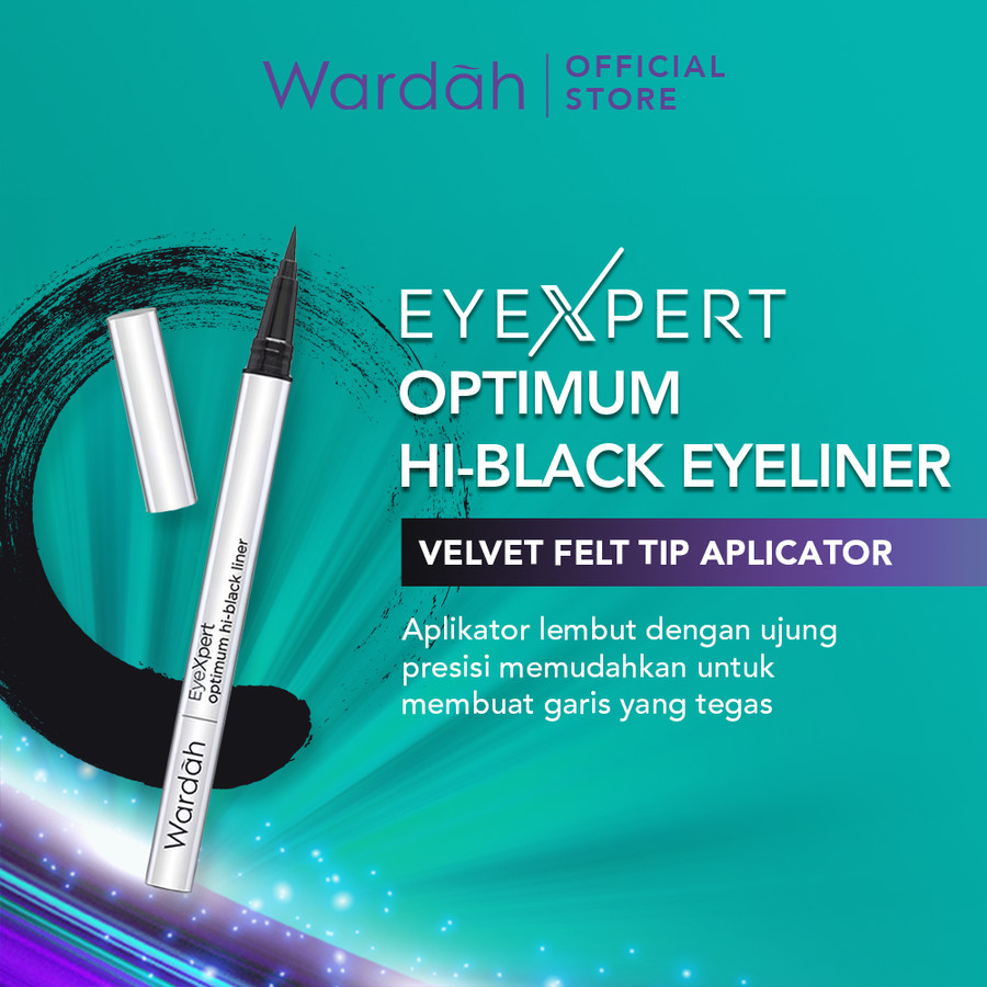 Wardah Eyexpert Optimum Hi Black Liner 1g | Eyeliner