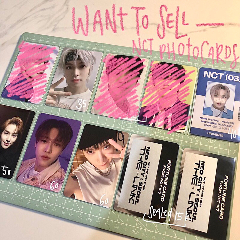 

nct photocards!