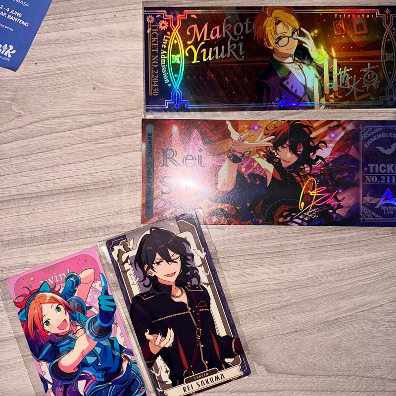 enstars laser ticket / arcana rei sakuma (bundle)