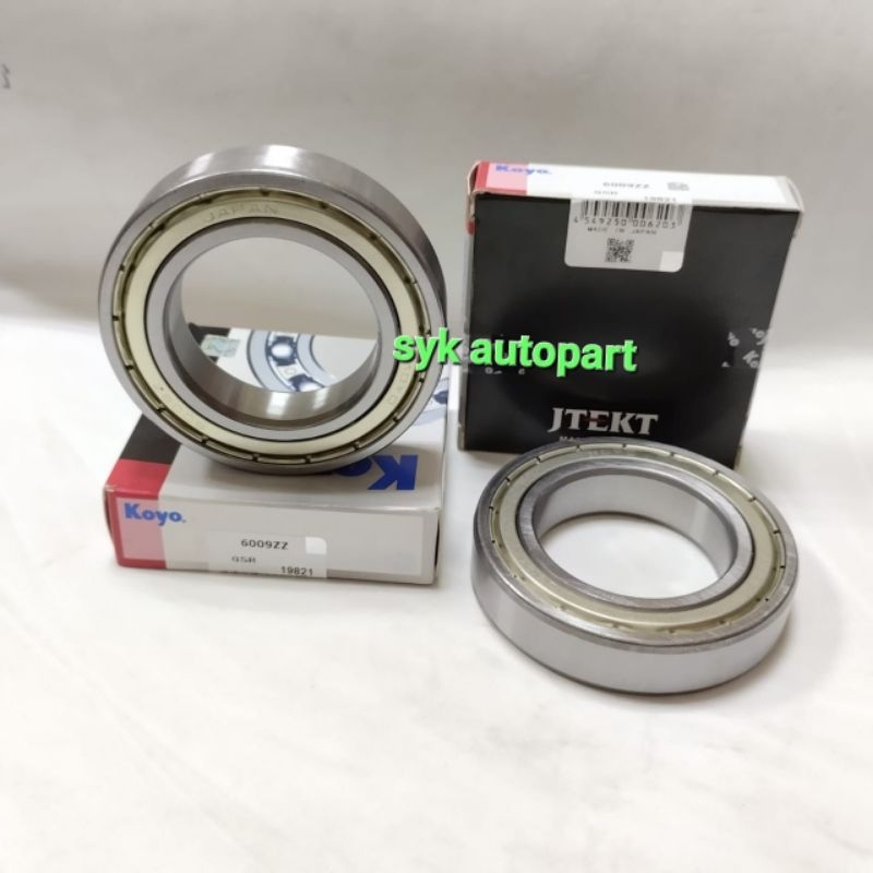 BEARING 6009 ZZ KOYO TUTUP BESI DIMENSI 45X75X16MM6009ZZ KOYO