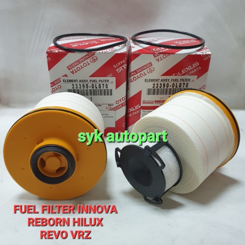 FUEL FILTER FILTER SOLAR HILUX INNOVA REBORN FORTUNER VRZ23390-0L070