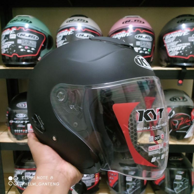 KYT KYOTO - BLACK HITAM DOFF