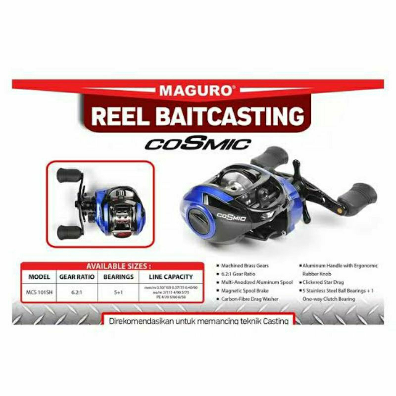 REEL BC MAGURO COSMIC MCS-101SH (handle kiri)