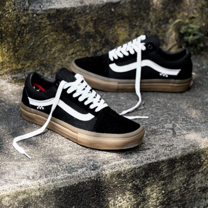 Vans Skate Old Skool Pro Skateboarding Black Gum Original 100% Guarantee| BNIB