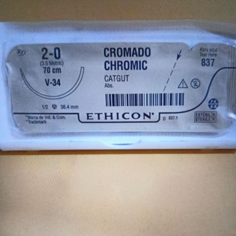 cromado chromic 2/0 837