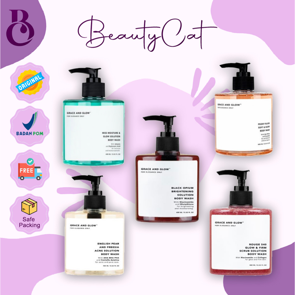 Grace and glow body wash / Grace and glow black opium / grace and glow english pear body wash / grac