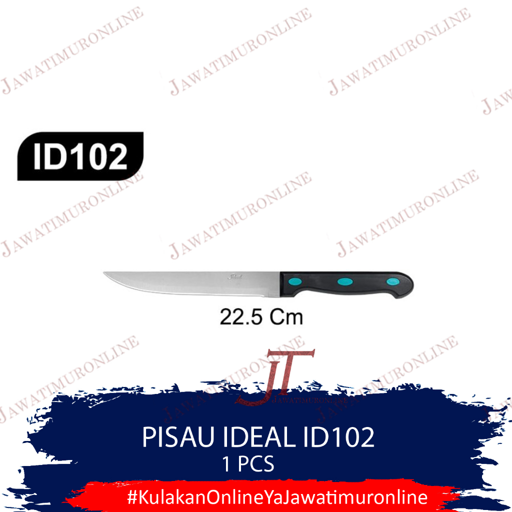 IDEAL ID102 Pisau Utility  - Pisau Stainless Steel - Pisau Dapur Ideal ID 102