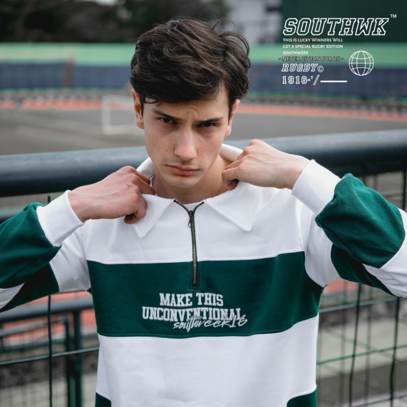 SOUTHWEEK ORIGINAL || RUGBY jacket pria/wanita - PREMIUM ORIGINAL || HOODIE