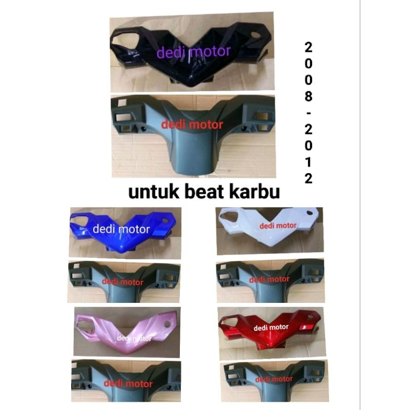 Batok depan beat karbu HITAM dan belakang  beat karbu satu set Batok depan beat karbu putih dan belakang  beat karbu satu set Batok depan beat karbu putih dan belakang  beat karbu satu set  Batok depan beat karbu  ping dan belakang biru merah maroon