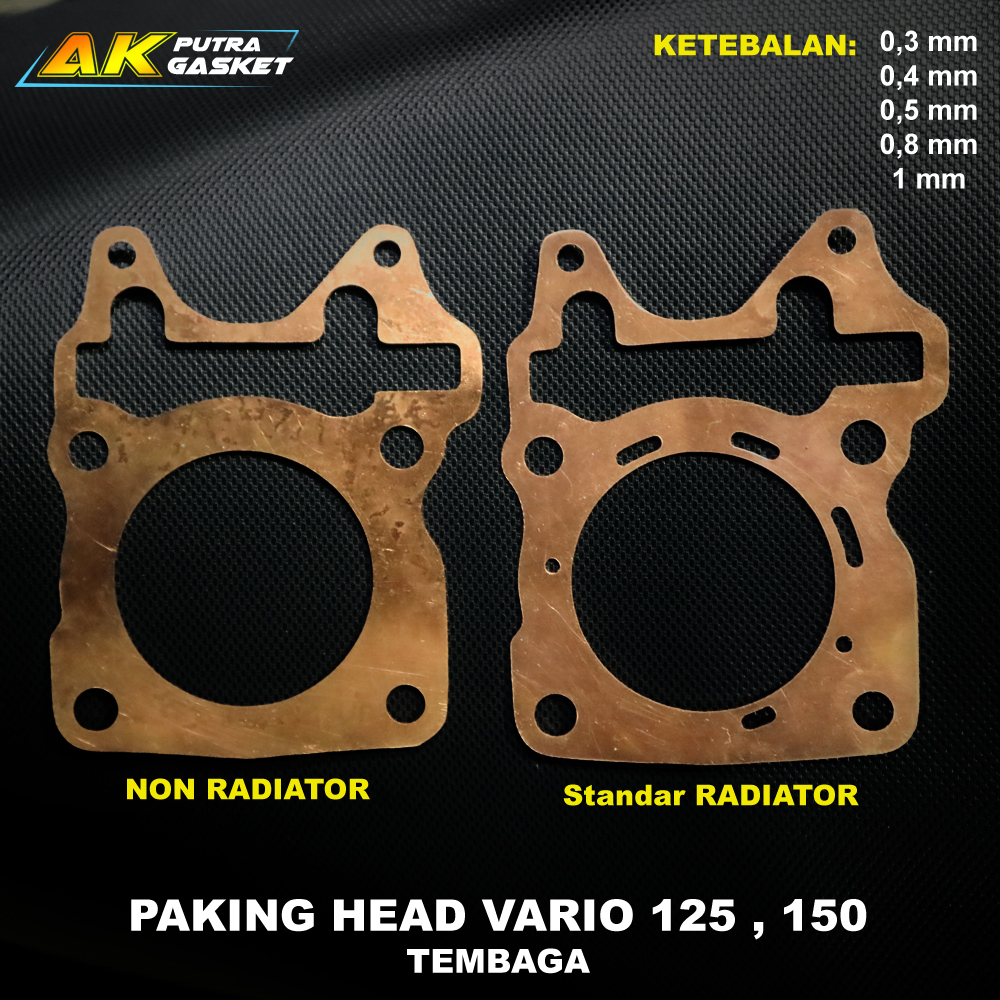 Paking Tembaga Head Vario 125 150 old new non radiator