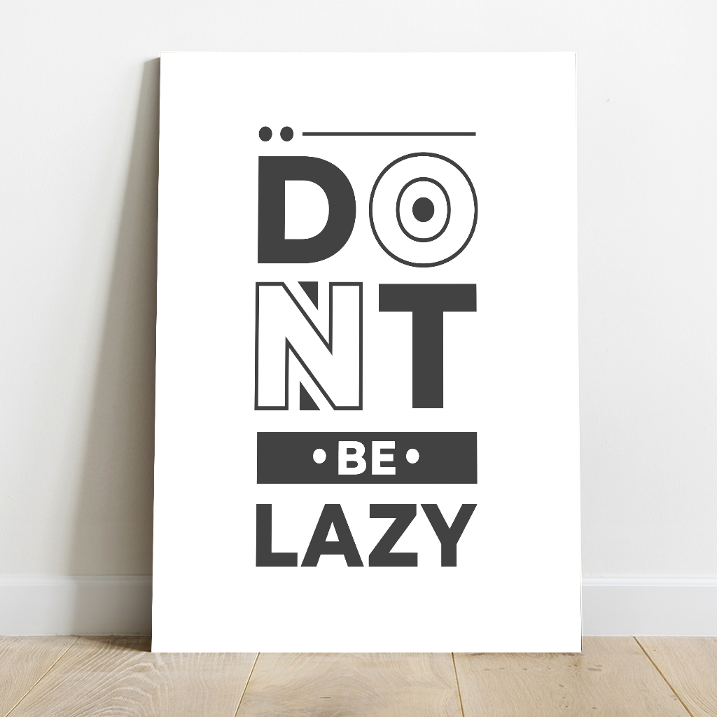 Poster quote motivation Hiasan dinding minimalis