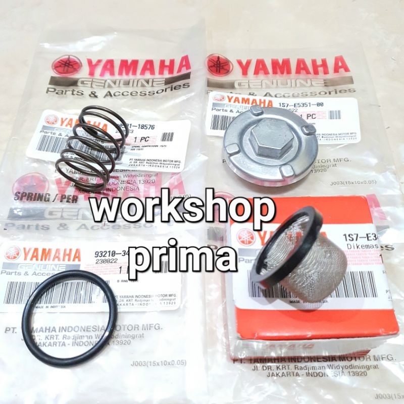 baut tutup saringan 1S7 pembuangan oli mesin bawah N max old Nmax N-Max 150 Mx Kng R15 R 15 v2 v3 Or