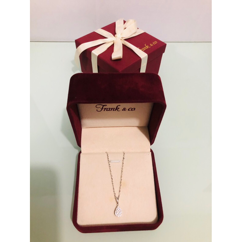 Box / Kotak perhiasan kalung/liontin/pendant Frank&co original