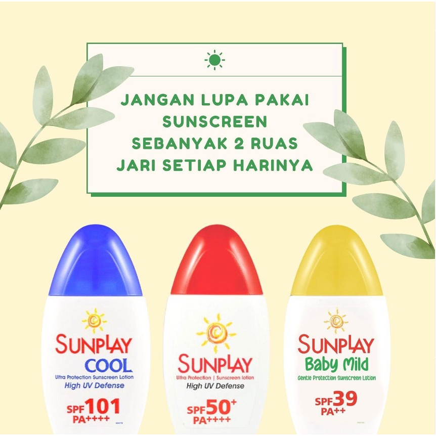 [BPOM] Sunplay Lotion 30gr SPF50 Merah / Sunplay Cool 30gr SPF50 Biru / Sunplay Baby 30gr SPF39 Kuning / Sun Play / Sun Screen / Sun Block / MY MOM