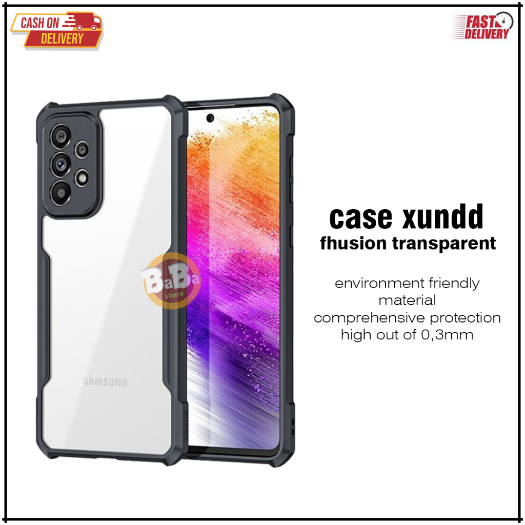 Case XUNDD Casing Samsung A72 Shockproof Armor Fhusion Transparant Case