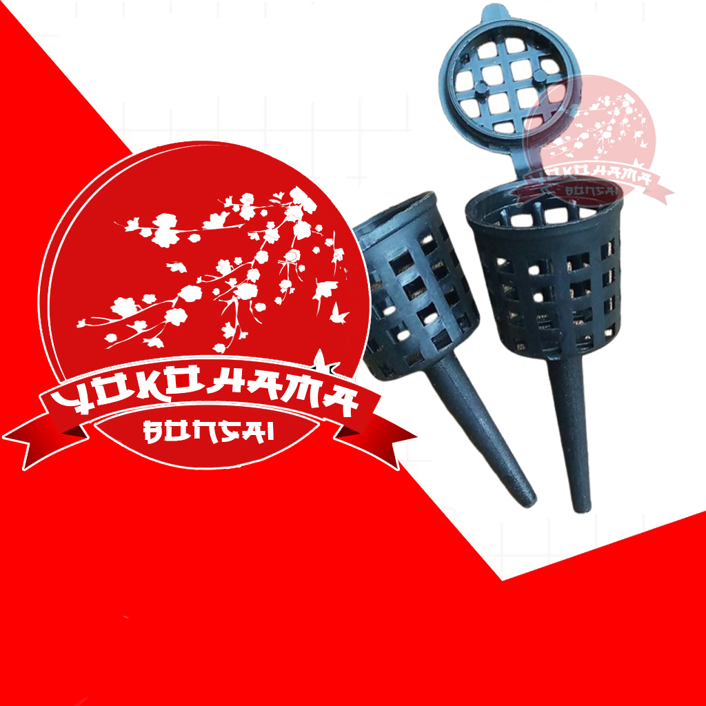 YOKOHAMA BONSAI-ALAT BONSAI Keranjang Pupuk Bulat 2 cm Dekastar Osmocote