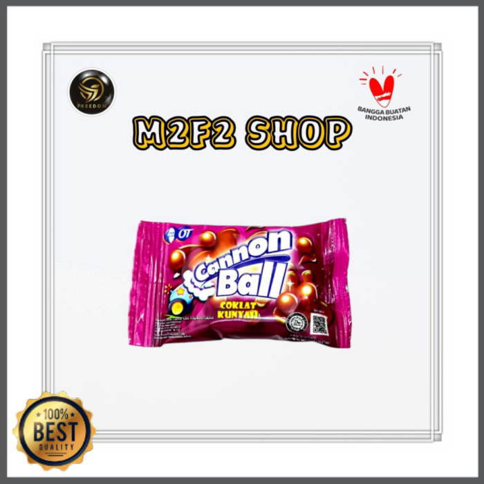 

Permen Lunak Cannon Ball Rasa Cokelat Sachet - 63 gr Harga Satuan Terlaris