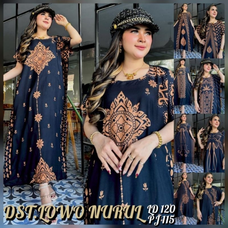 Daster Lowo Rayon Kekinian Motif Branded Viral Busui Bumil Terbaru