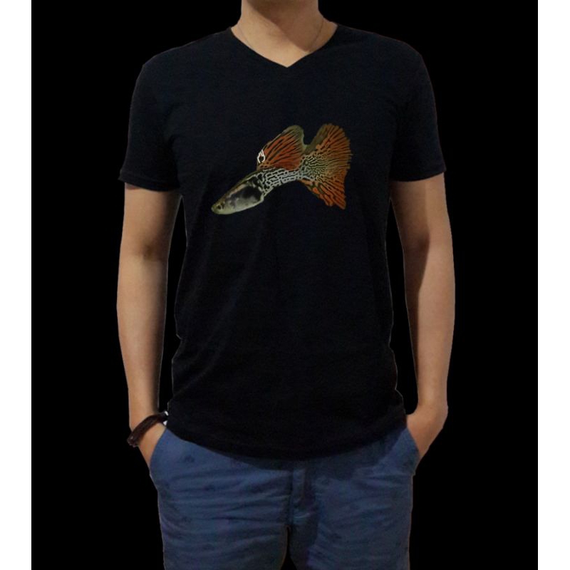 Guppy Metal Red Lace