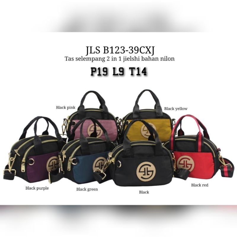 TAS WANITA ORI JIELSHI 2in1 Selempang Jinjing 6Ruang