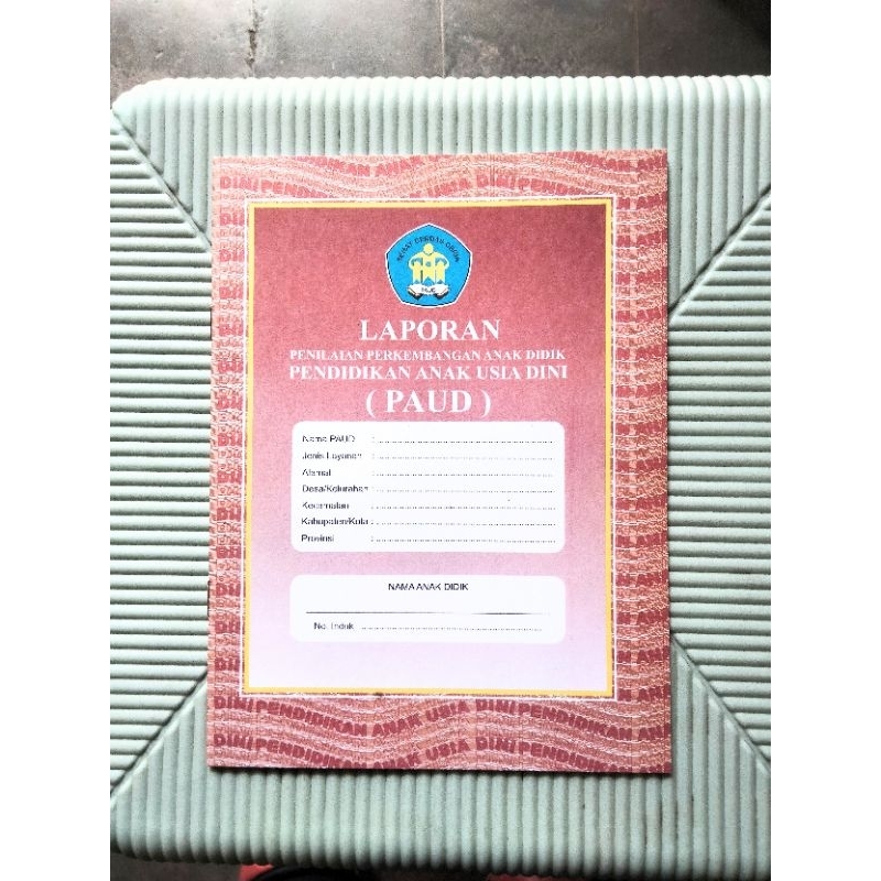 Buku Raport PAUD ukuran a5
