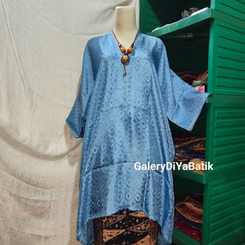 Kaftan Tunic Viscose Polos (Hanya Atasan)