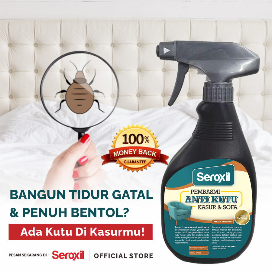 Spray Semprot Ampuh Pembasmi Anti Tungau, Kutu Kasur, Kutu Busuk &amp; Tumila