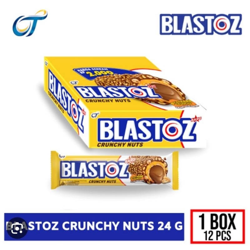 BLASTOZ Crunchy Nuts [ 1 Box - 12 pcs ] *