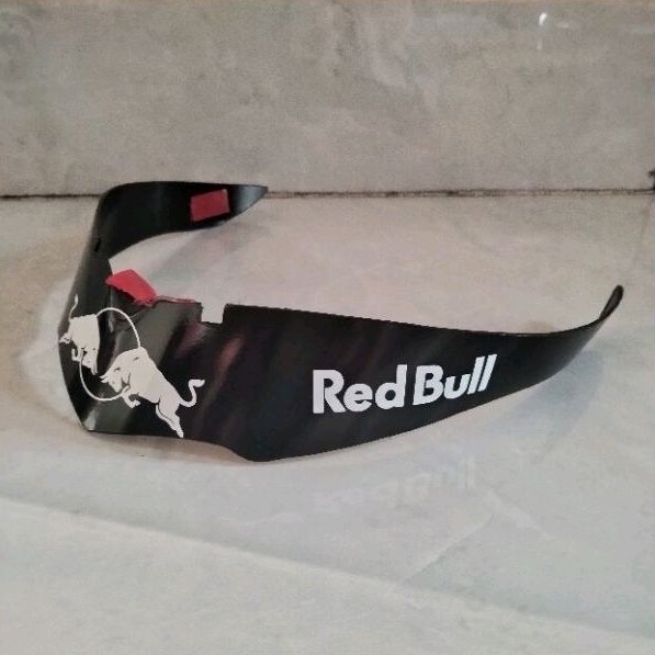 spoiler helm NHK rx9 motif red bull putih