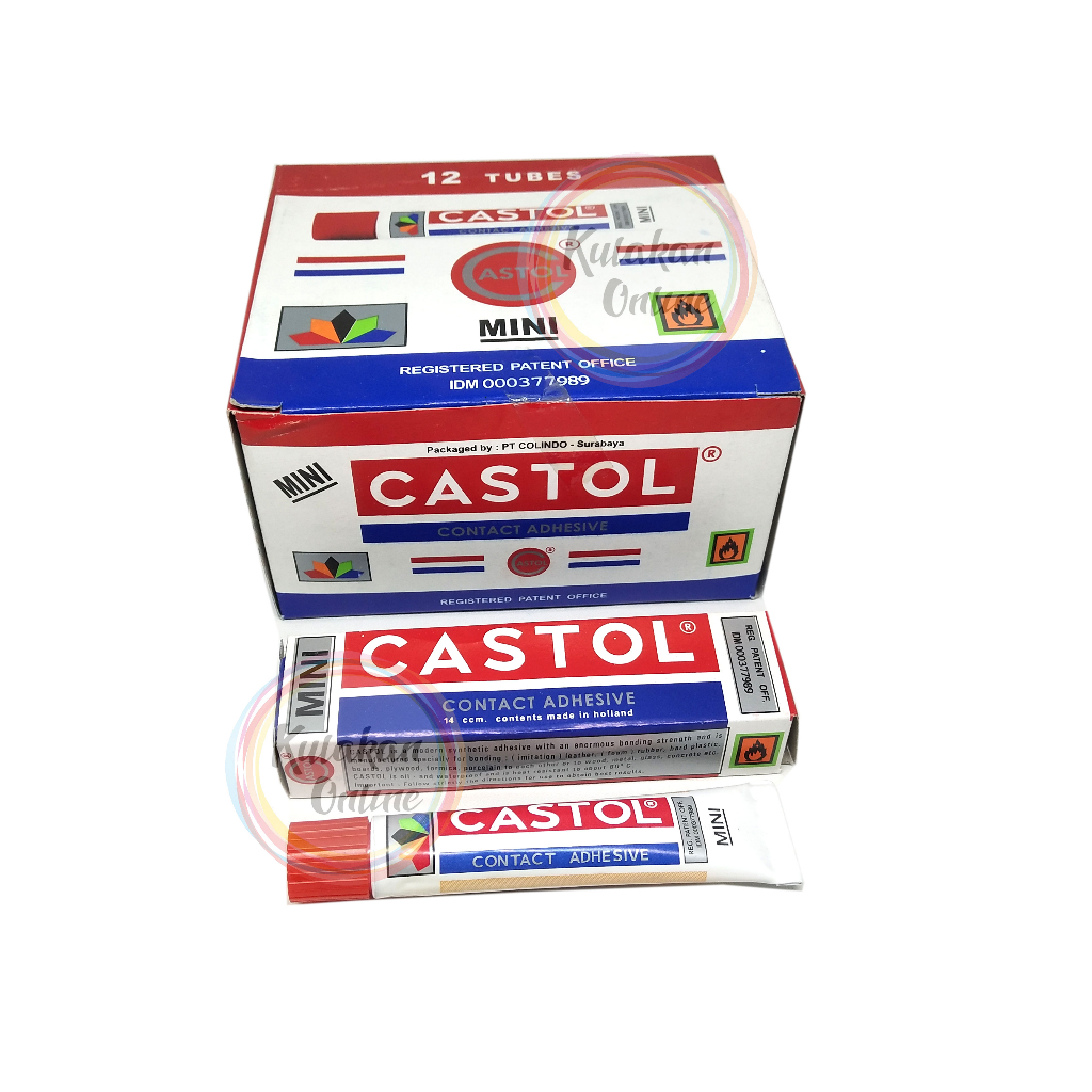 

Lem Castol Mini 1 Pak isi 12 Pcs