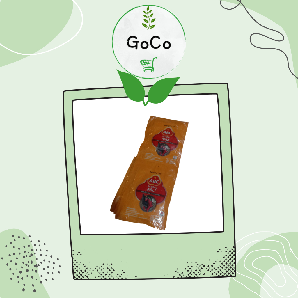 

SAMBAL ASLI ABC | Saos Sachet ABC Besar | 15 Gram |Eco-Friendly Packaging by GoCo