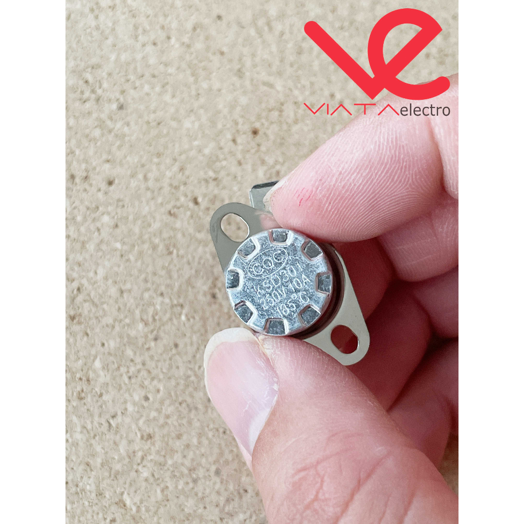 ANEKA THERMOSTAT BIMETAL 10A PENGATUR SUHU RICE COOKER MAGIC COM DISPENSER 50C 55C 60C 65C 70C 75C 85C 95C 100C 105C 125C 130C 150C 160C 165C 180C 185C 250C