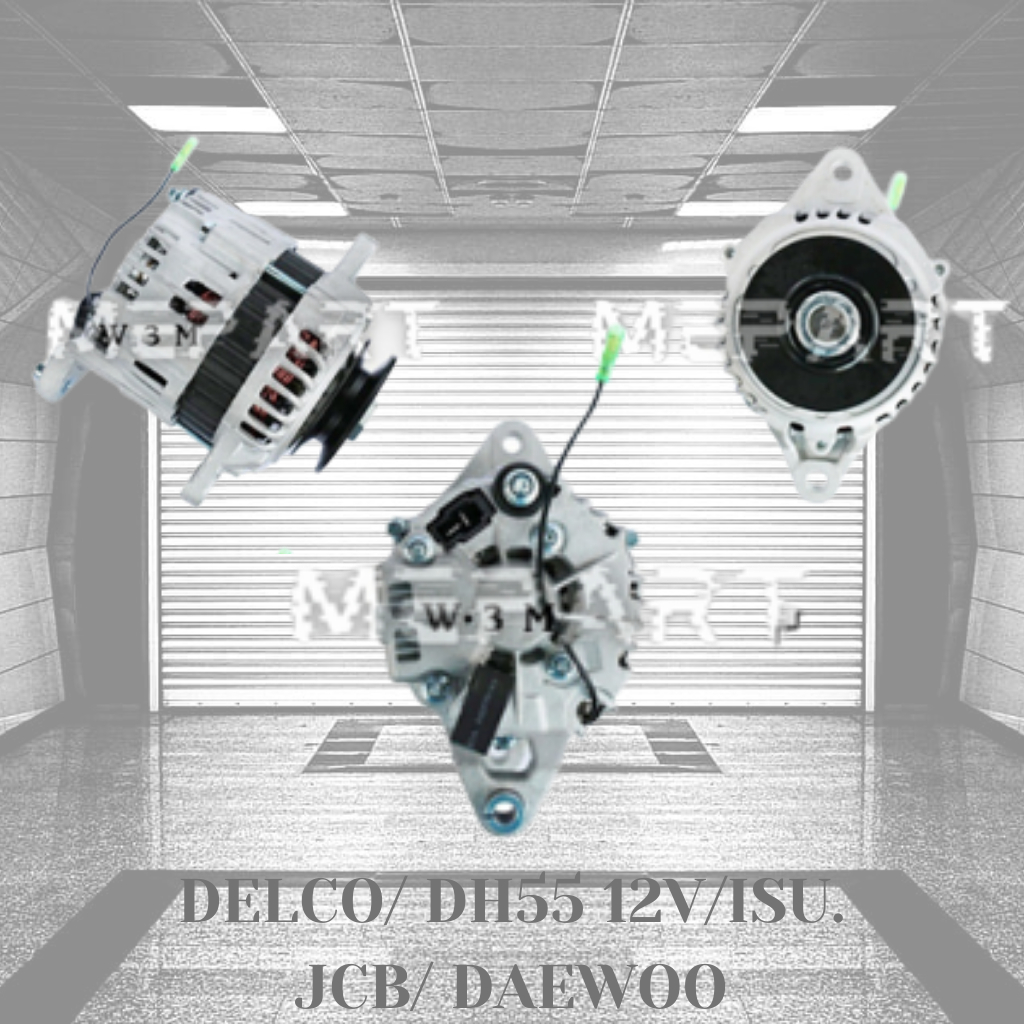 ALTERNATOR DELCO/ DH55 12V/ISU. JCB/ DAEWOO EXCAVATOR /4JB1