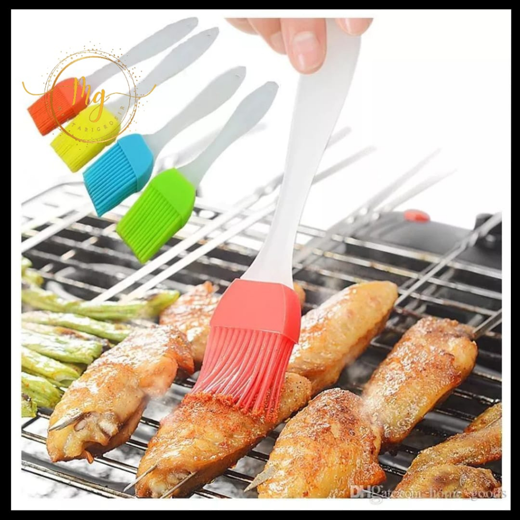 Kuas Oles Minyak Silikon Kuas Mentega Kuas BBQ Kuas Oles Kue