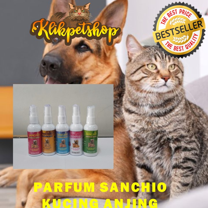 Parfum Sanchio 60 ml Parfum  Wangi Kucing dan Anjing