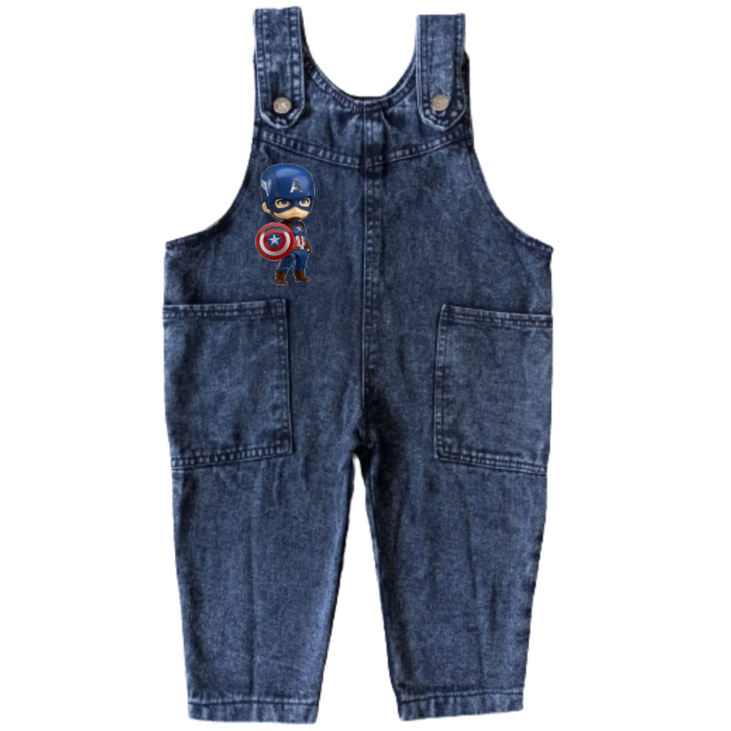 OVERALL KODOK JEANS PANJANG ANAK/OVERALL OVERSIZE ANAK/OVERALL KARAKTER ANAK