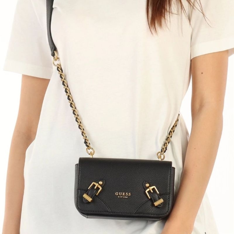 GUESSS Didi Mini Crossbody Flap Bag