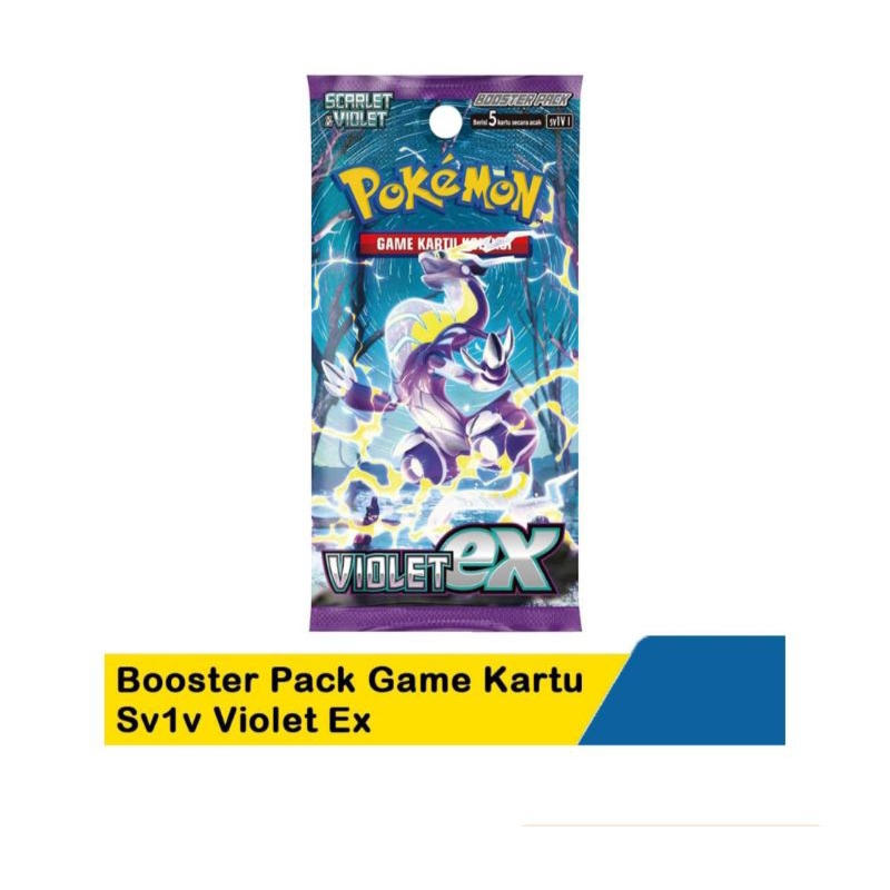 Pokemon Booster Pack Game kartu Sv1V Violet Ex