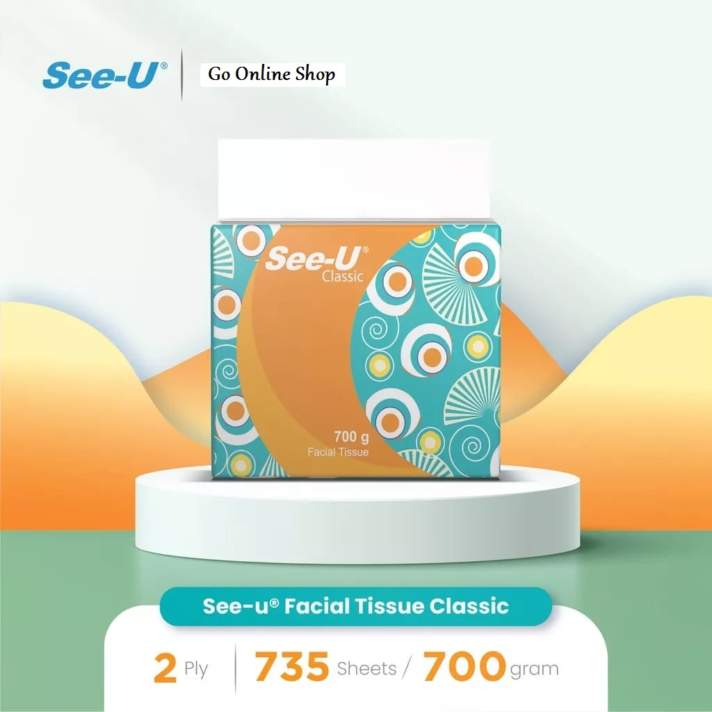 See-U Facial Tissue Classic/ Tisu Wajah Kiloan 700gr