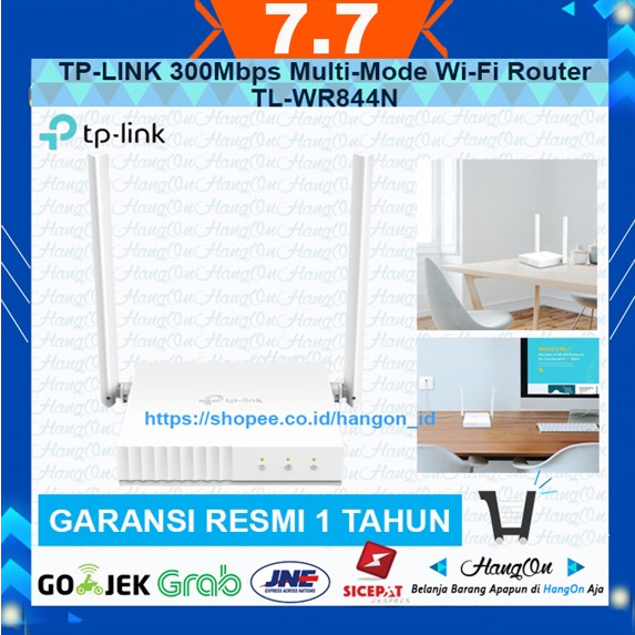 TP-LINK TL-WR844N 300 Mbps Multi-Mode Wi-Fi Router Dual Antena 2.4Ghz