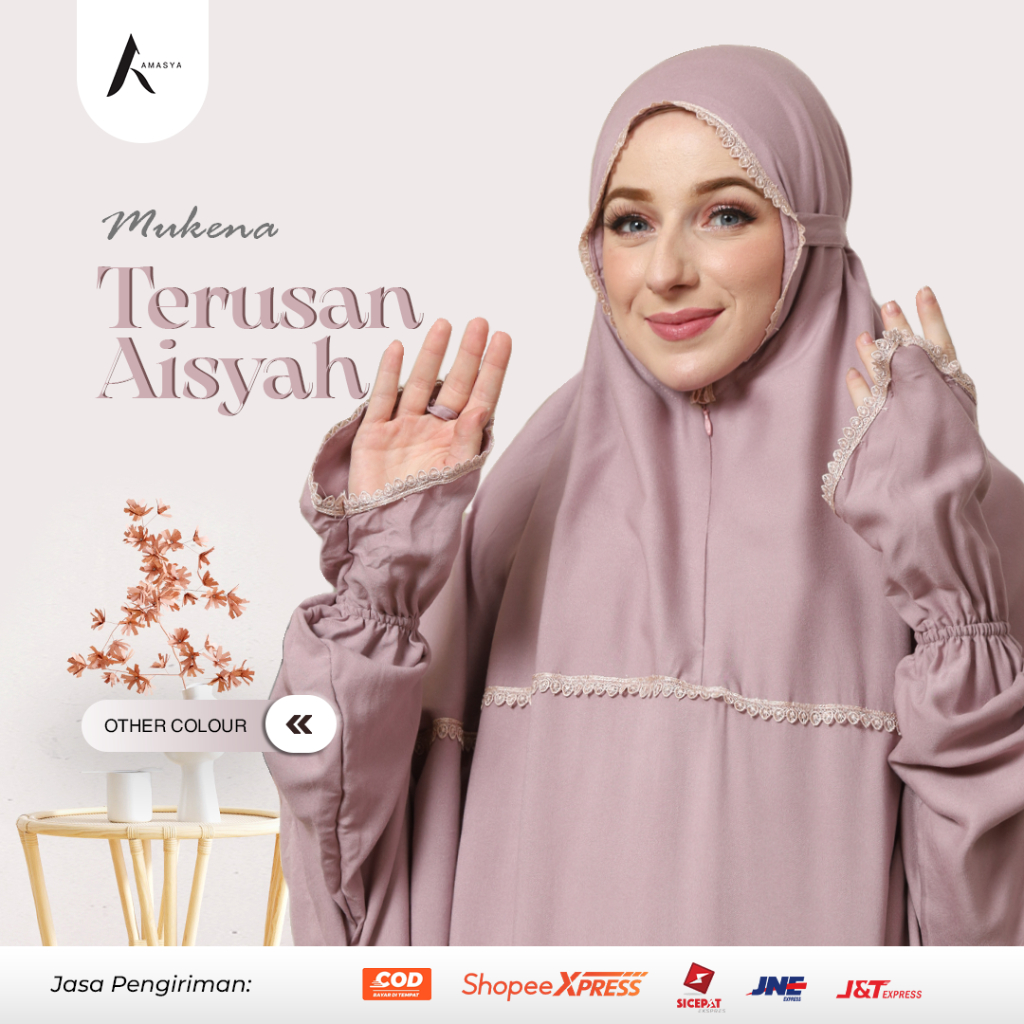 Mukena dewasa |  Rayon twill | Terusan Aisyah Amasya