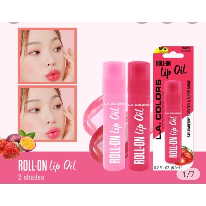 La Colors Roll On Lip Oil