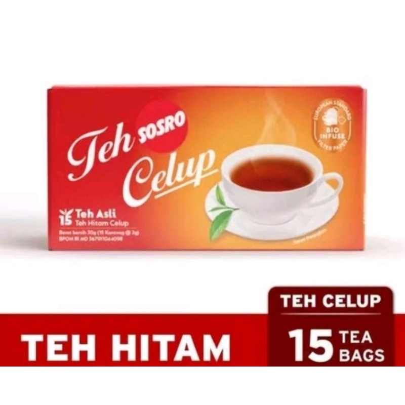 

N_S_Y Sosro Black Tea Teh Celup 15 kantong