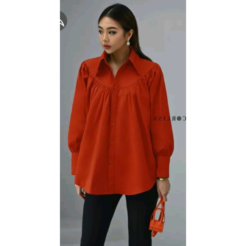 PROMO KEMEJA REMPEL POLO LINE OVERSIZE TETLARIS