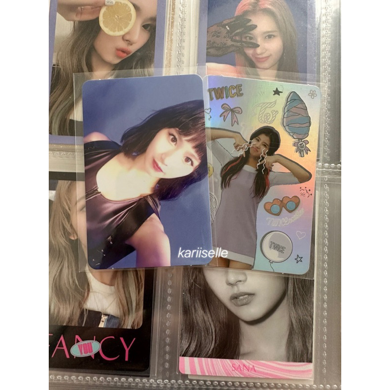 TWICE SANA TWICECOASTER LANE 1 ALBUM PHOTOCARD tcl tt pc selca holo hologram sleeve
