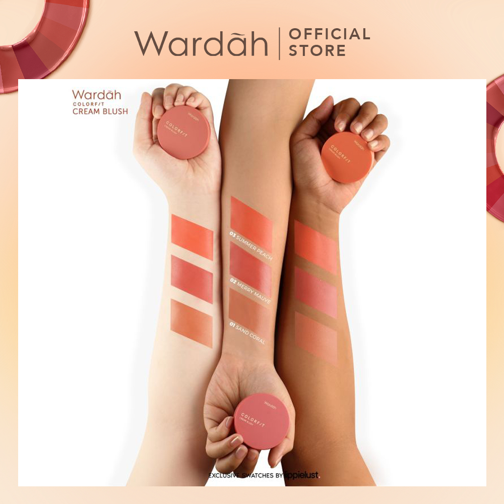 QEILA - Wardah Colorfit Cream Blush Series 3 gr
