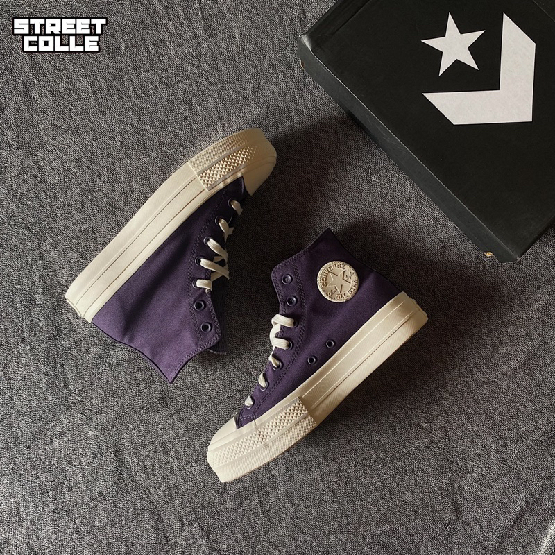 CONVERSE CTAS LIFT HI DARK RAISIN PURPLE