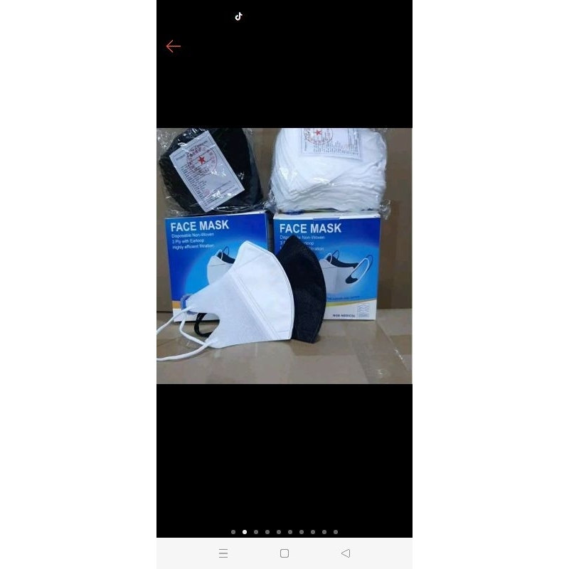 Masker Duckbill 3 ply isi 50 pcs